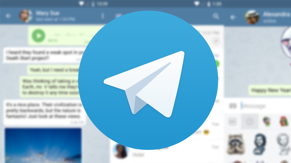 Telegram group sharing